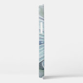 Blumenbeauty Abstrakt Moderne Blaue Pastell Blume Case-Mate iPhone Hülle (Rückseite / Rechts)