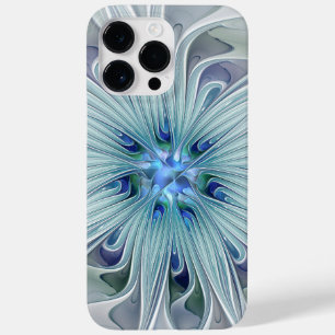 Blumenbeauty Abstrakt Moderne Blaue Pastell Blume Case-Mate iPhone 14 Pro Max Hülle