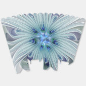 Blumenbeauty Abstrakt Moderne Blaue Pastell Blume Geschenkschachtel (Ungeklappt)