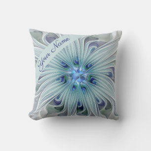 Blumenbeauty Abstrakt Moderne Kunst Blume Kissen