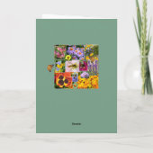 Blumenbeauty Collage Custom Text Geburtstag (Rückseite)