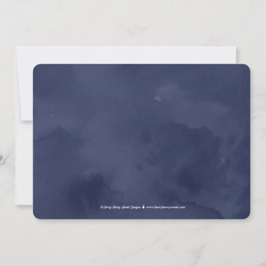 Blumenbeauty Editable Color Brautparty Einladung (Rückseite)