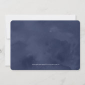 Blumenbeauty Editable Farbe Hochzeit Einladung (Rückseite)