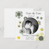 Blumenbeauty - Save the Date Karte (Vorne/Hinten)