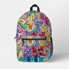 Blumenbecher Bedruckter Rucksack