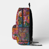 Blumenbecher Bedruckter Rucksack (Rechts)