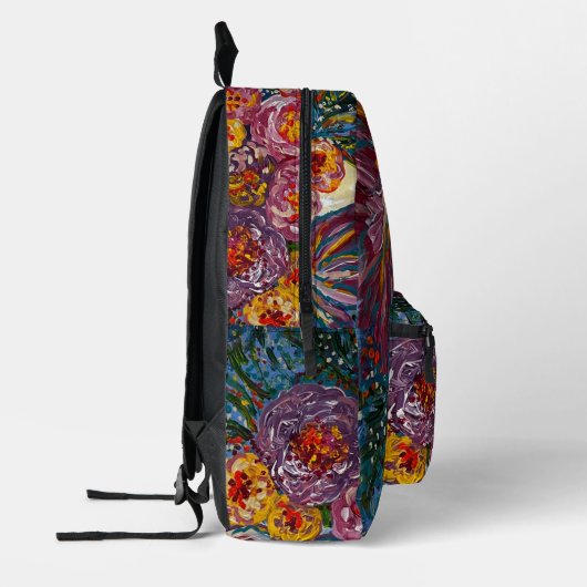Blumenbecher Bedruckter Rucksack (Links)