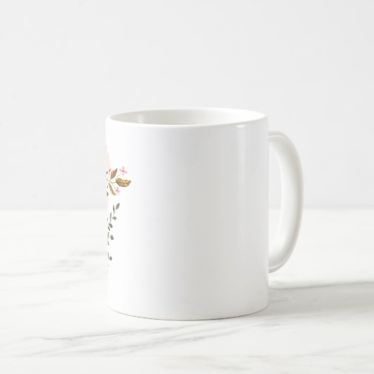 Blumenbecher Kaffeetasse (VorderseiteRechts)