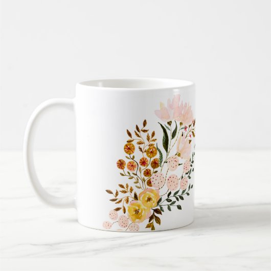Blumenbecher Kaffeetasse (Links)