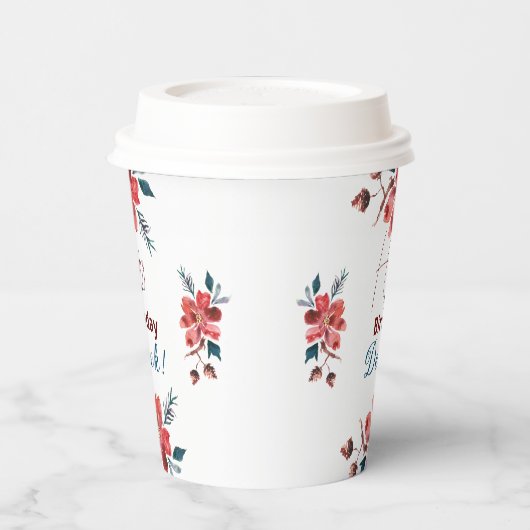 Blumenbecher Pappbecher (Links)