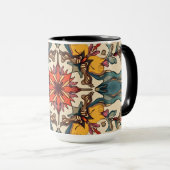 Blumenbecher Tasse (VorderseiteRechts)