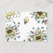 Blumenbeehive Honey Sweet Bee Books for Baby Begleitkarte (Rückseite)