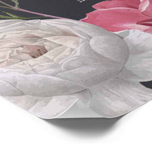 Blumenbeerdigung 2 Foto Poster (Ecke)