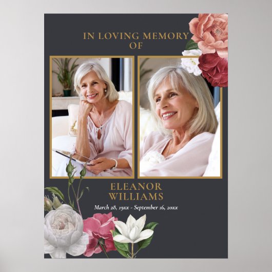 Blumenbeerdigung 2 Foto Poster (Vorne)