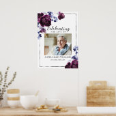 Blumenbeerdigung - Begrüßungszeichen Poster (Küche)