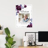 Blumenbeerdigung - Begrüßungszeichen Poster (Heimbüro)