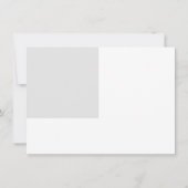 Blumenbeerdigung Dankeschön-Karte Dankeskarte (Rückseite)