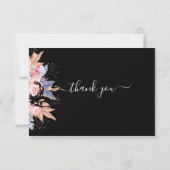Blumenbeerdigung Dankeschön-Karte Dankeskarte (Rückseite)