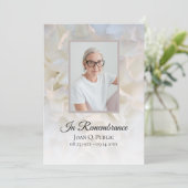 Blumenbeerdigung Programm (Stehend Vorderseite)