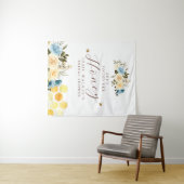 Blumenbeere-Brautparty Wandteppich (Beispiel (Horizontal))