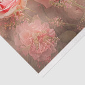 Blumenbeere Rose Paste Pink Decoupage Seidenpapier (Ausschnitt)