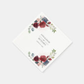 Blumenbeere Serviette (Ecke)