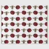 Blumenbeergeschenk Geschenkpapier (Flach)