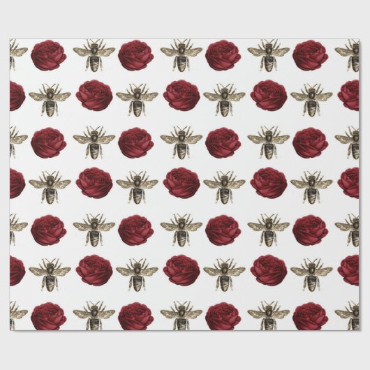 Blumenbeergeschenk Geschenkpapier (Flach)