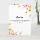 Blumenbeerungsprogramm Programm (Rückseite)