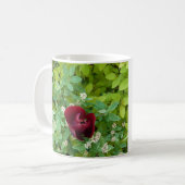 Blumenbeet im Frühjahr Kaffeetasse (Vorderseite Links)