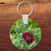 Blumenbeet im Frühjahr Schlüsselanhänger (Vorderseite)