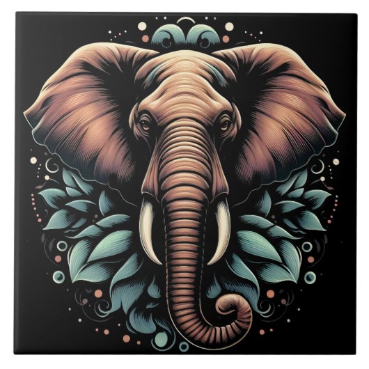 Blumenbeete Fliese (Vorderseite)