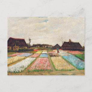 Blumenbeete in Holland (1883) von Vincent Van Gogh Postkarte