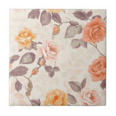 Blumenbeete Rose für Kunstböden Fliese (Vorderseite)