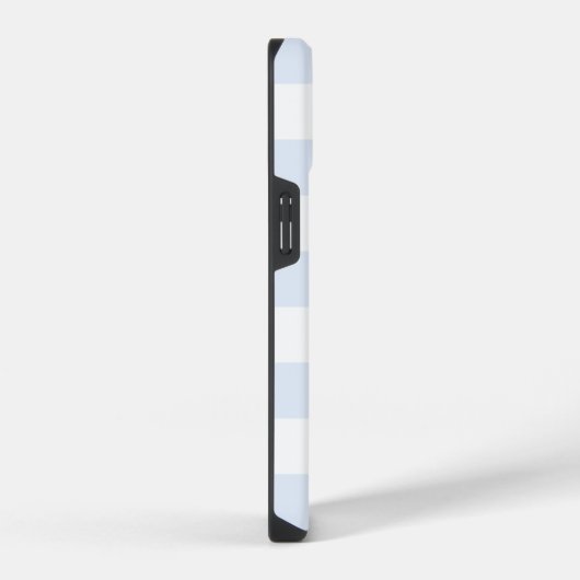 Blumenbeete Wildblumen Bouquet Light Blue Streifen iPhone Hülle (Rechte Seite)