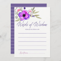 Blumenbeilage für Mama Babydusche