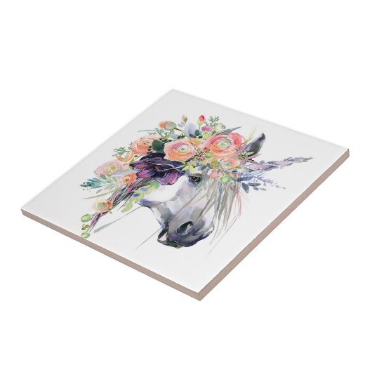 Blumenbekleidung Fliese (Seite)