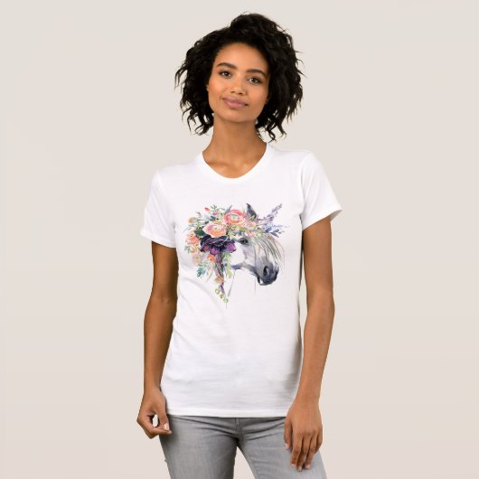 Blumenbekleidung T-Shirt (Vorne ganz)
