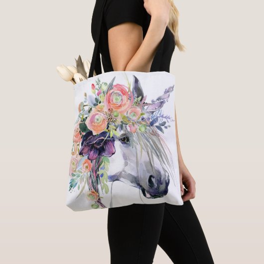Blumenbekleidung Tasche (Von Nahem)
