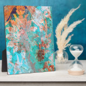 Blumenbemalung Fotoplatte (Seite)