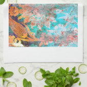 Blumenbemalung Handtuch (Gefaltet)