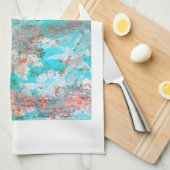 Blumenbemalung Handtuch (Viertel Falte)