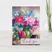 Blumenbemalung Karte (Vorderseite)