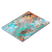 Blumenbemalung Notizblock (Linke Seite)