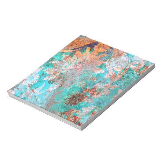 Blumenbemalung Notizblock (Rotiert)