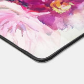 Blumenbemalung personalisiert schreibtischunterlage (Ecke)
