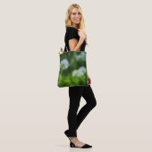 Blumenbemalung Tasche (Am Model)