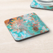 Blumenbemalung Untersetzer (Linke Seite)