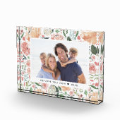 Blumenbenutzerdefinierter Bildblock im Mittelsomme Fotoblock (Rechts)