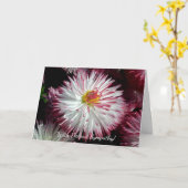 Blumenbenutzerdefiniertes Beileid Grußkarte Karte (Gelbe Blume)